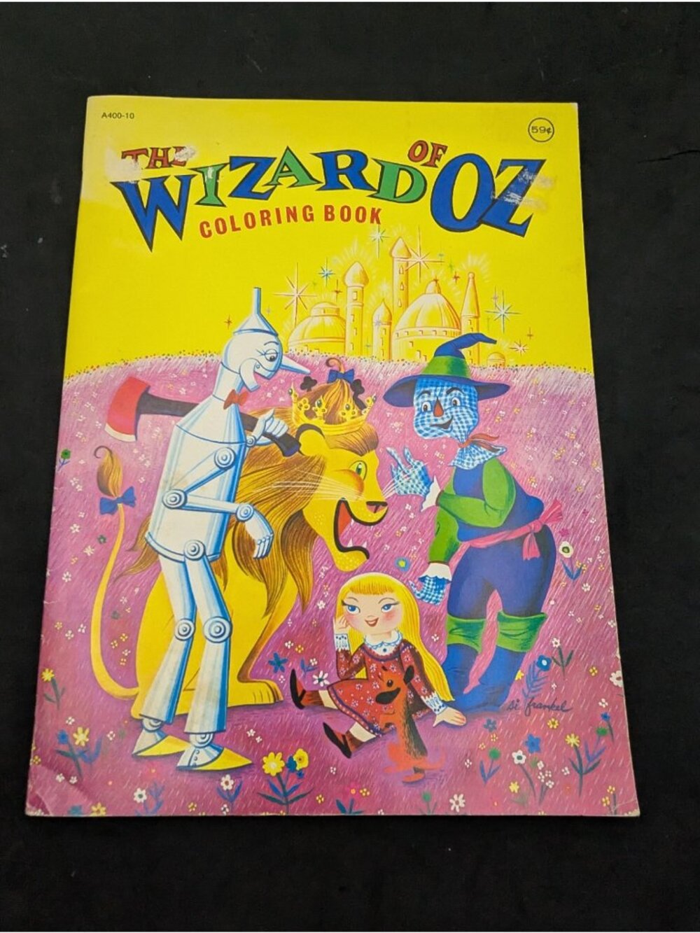 Vintage The Wizard Of OZ Coloring Book Waldman New York (unused)